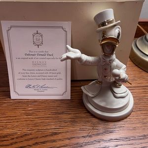 LENOX RETIRED DISNEY DEBONAIR DONALD DUCK